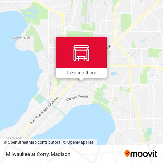 Mapa de Milwaukee at Corry