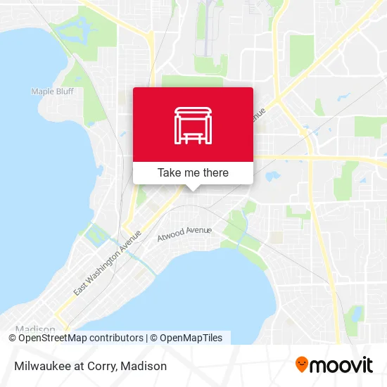 Milwaukee at Corry map