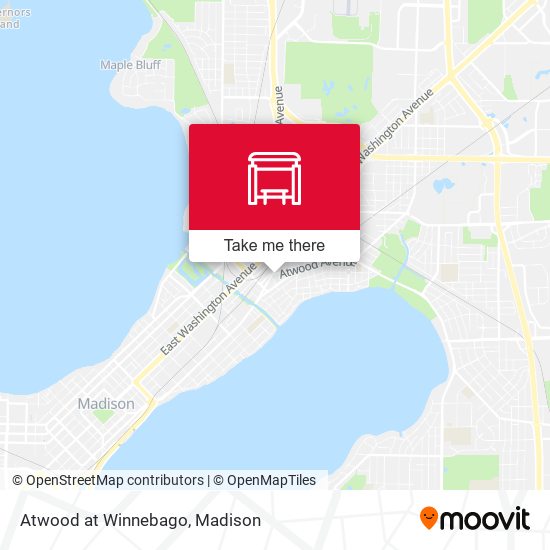 Atwood at Winnebago map