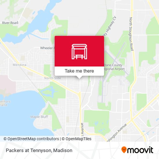 Mapa de Packers at Tennyson