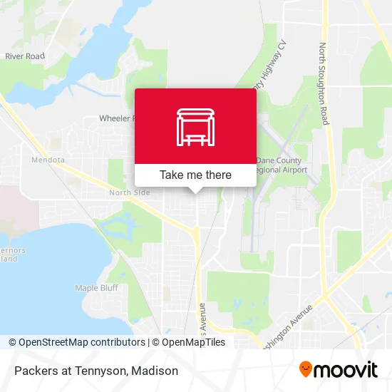Mapa de Packers at Tennyson