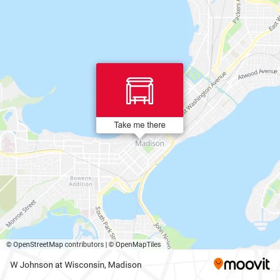 Mapa de W Johnson at Wisconsin