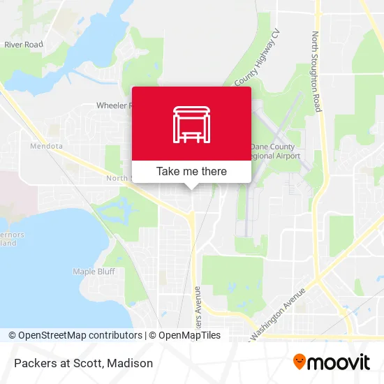 Mapa de Packers at Scott