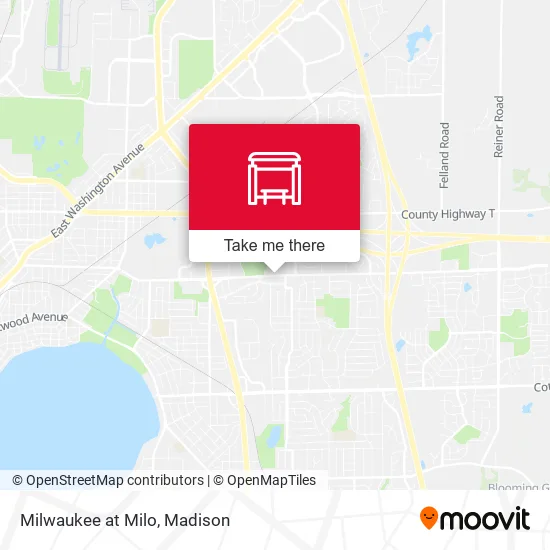 Mapa de Milwaukee at Milo
