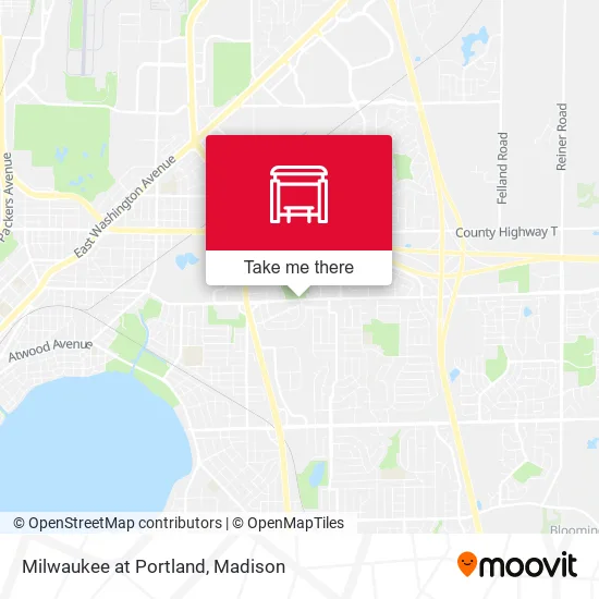 Mapa de Milwaukee at Portland