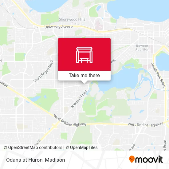 Odana at Huron map