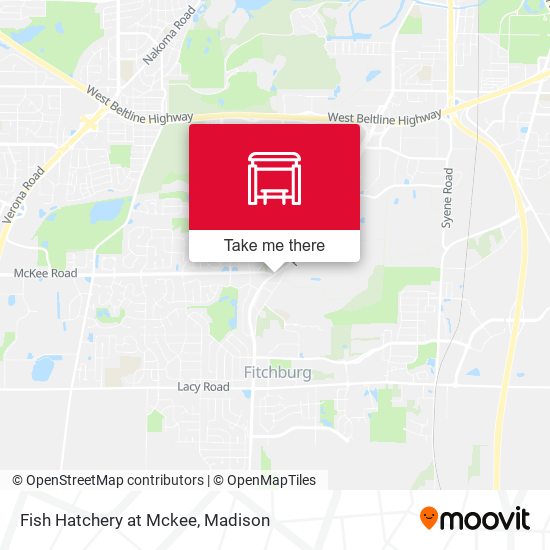 Fish Hatchery at Mckee map