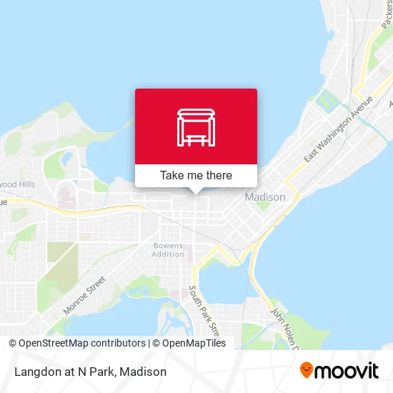 Mapa de Langdon at N Park