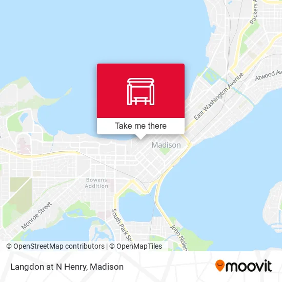 Mapa de Langdon at N Henry