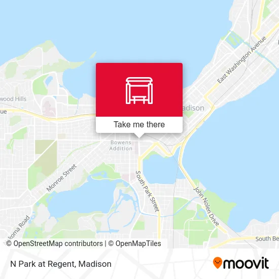 N Park at Regent map