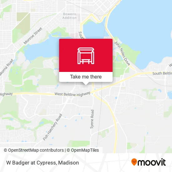 Mapa de W Badger at Cypress