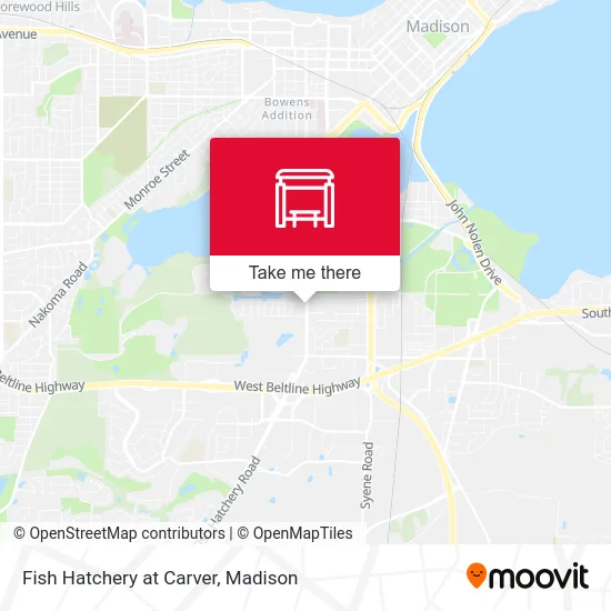 Fish Hatchery at Carver map