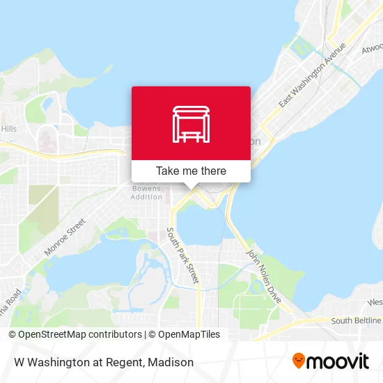 Mapa de W Washington at Regent