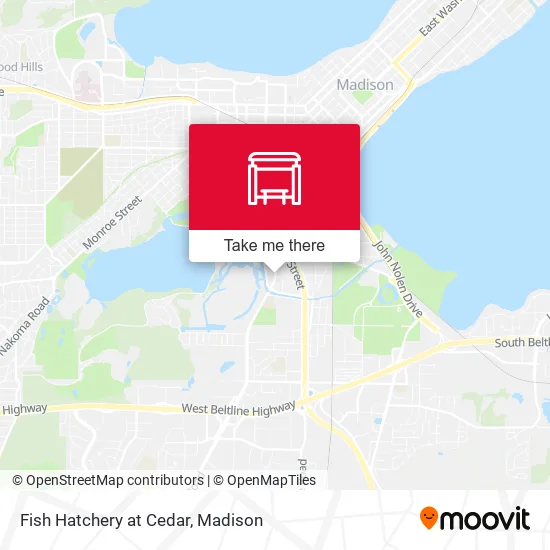 Mapa de Fish Hatchery at Cedar