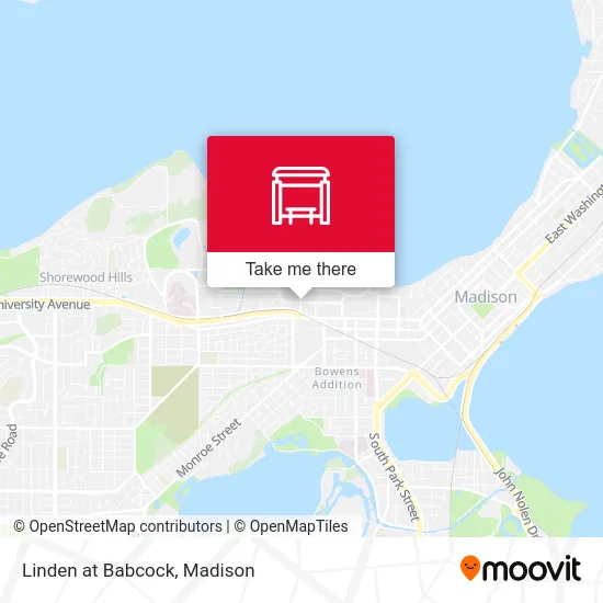 Linden at Babcock map