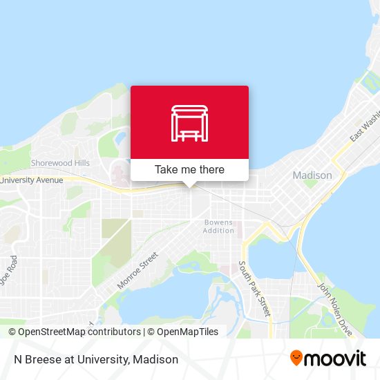 Mapa de N Breese at University