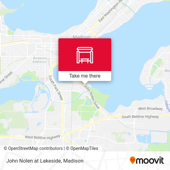 John Nolen at Lakeside map