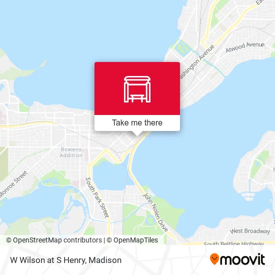 Mapa de W Wilson at S Henry
