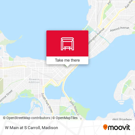 Mapa de W Main at S Carroll