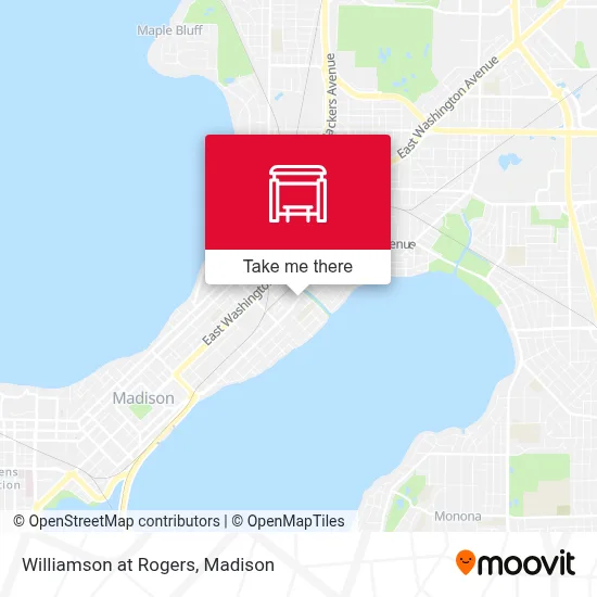 Williamson at Rogers map