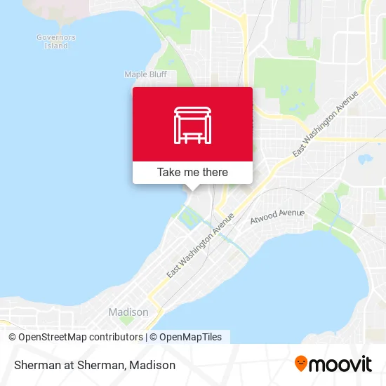Mapa de Sherman at Sherman