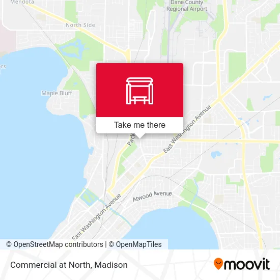 Commercial at North map