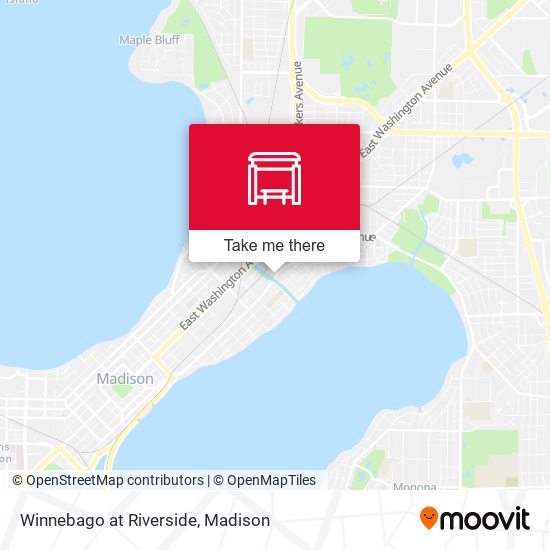 Winnebago at Riverside map