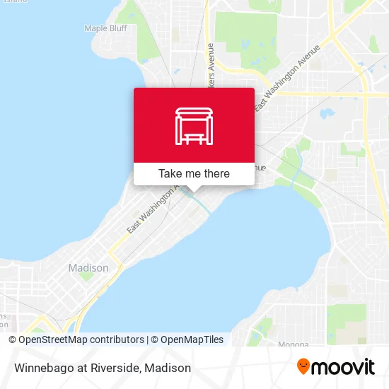 Mapa de Winnebago at Riverside