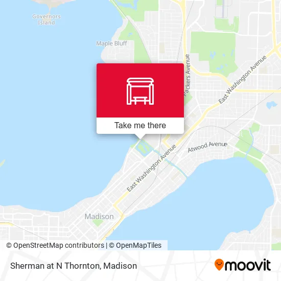 Mapa de Sherman at N Thornton