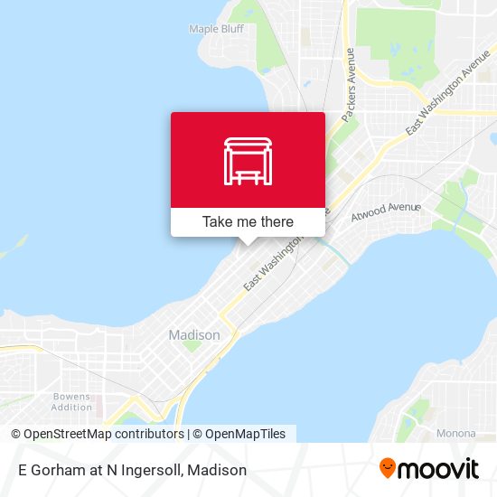Mapa de E Gorham at N Ingersoll
