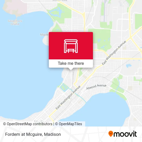 Mapa de Fordem at Mcguire