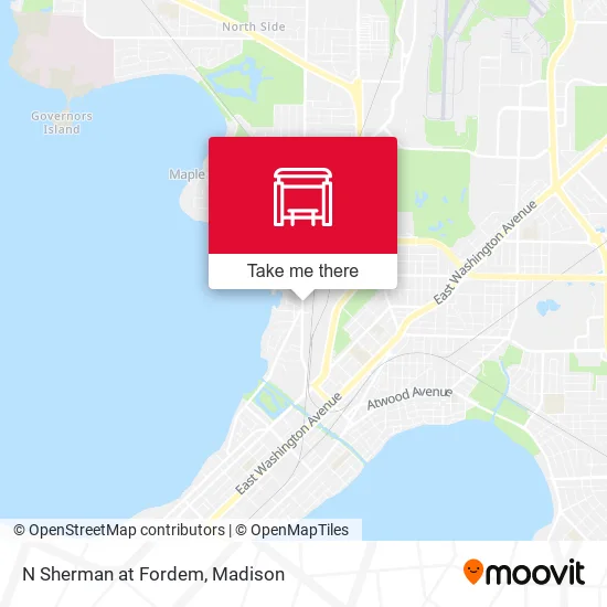 Mapa de N Sherman at Fordem