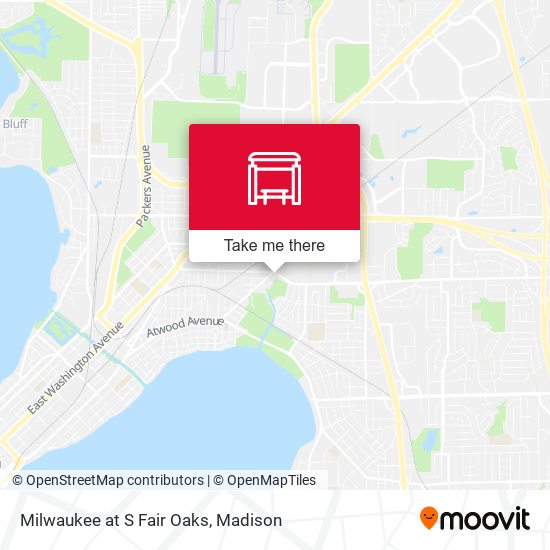 Milwaukee at S Fair Oaks map