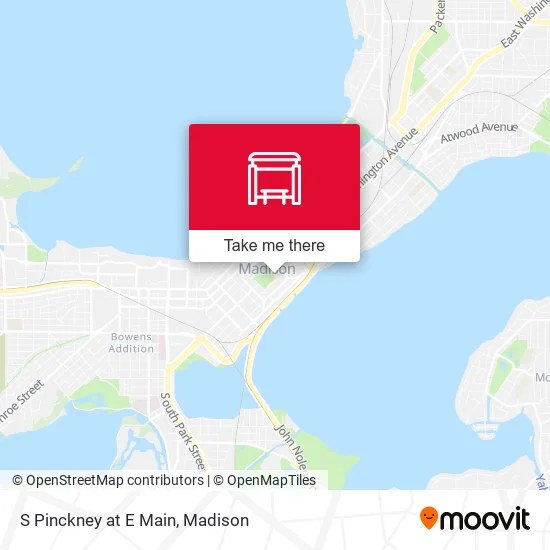 Mapa de S Pinckney at E Main