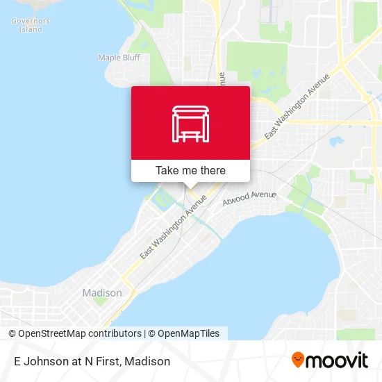 Mapa de E Johnson at N First
