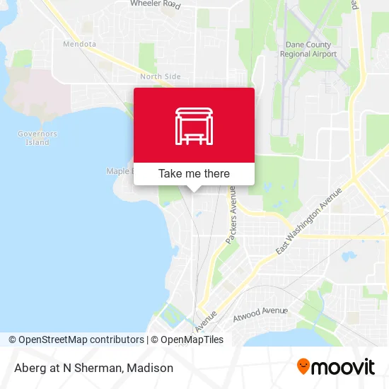 Mapa de Aberg at N Sherman
