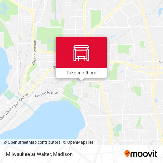 Milwaukee at Walter map