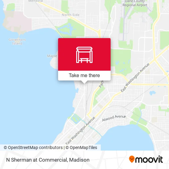 Mapa de N Sherman at Commercial
