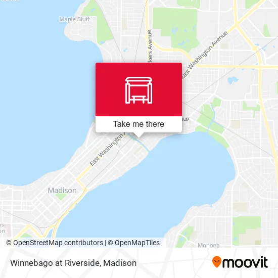 Mapa de Winnebago at Riverside