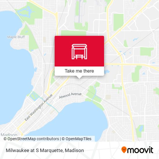 Mapa de Milwaukee at S Marquette