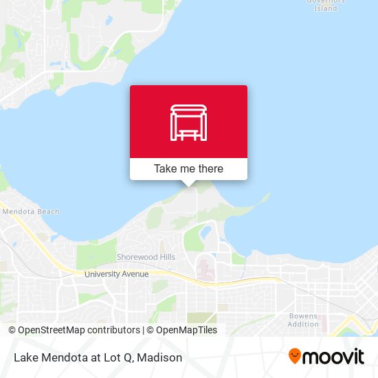 Mapa de Lake Mendota at Lot Q