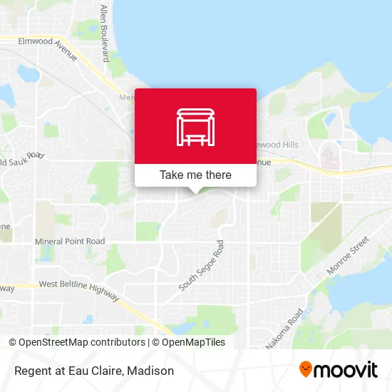 Mapa de Regent at Eau Claire