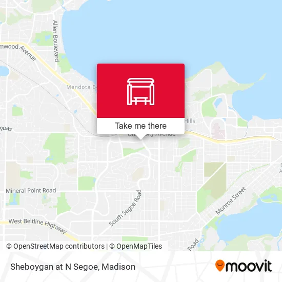 Mapa de Sheboygan at N Segoe