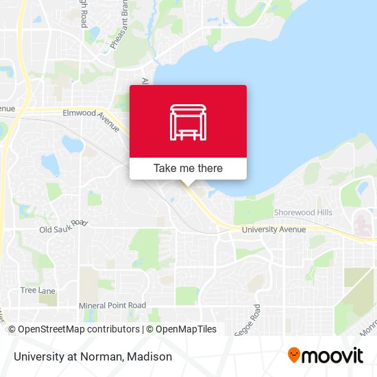 University at Norman map