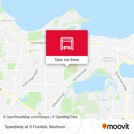 Speedway at S Franklin map