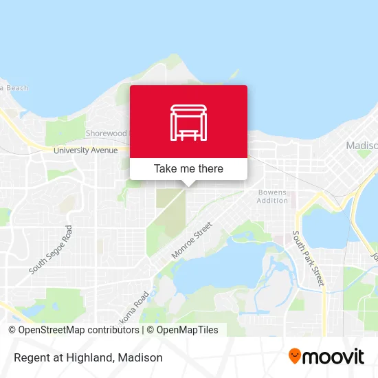 Regent at Highland map