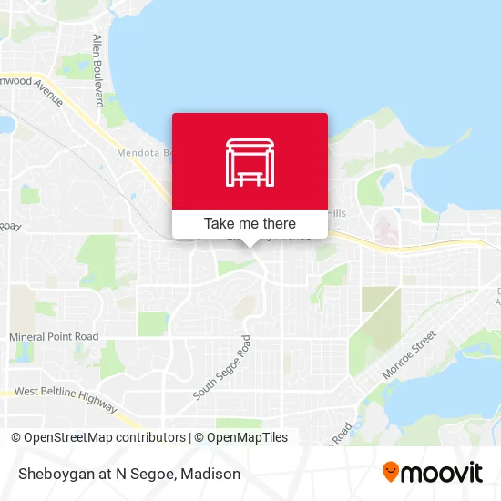 Mapa de Sheboygan at N Segoe