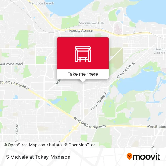 Mapa de S Midvale at Tokay