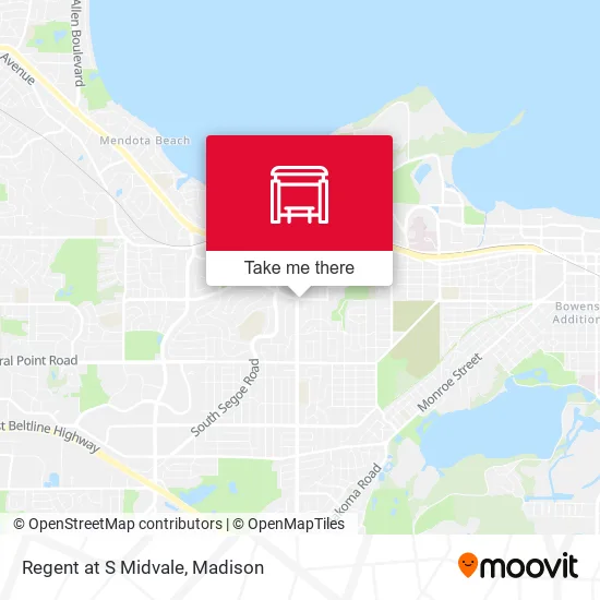 Mapa de Regent at S Midvale