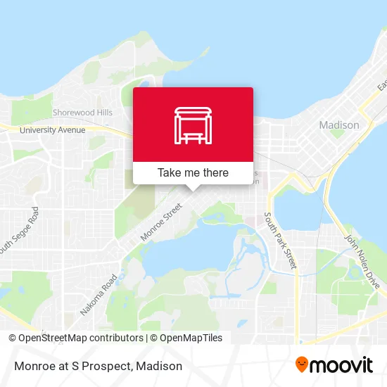 Mapa de Monroe at S Prospect